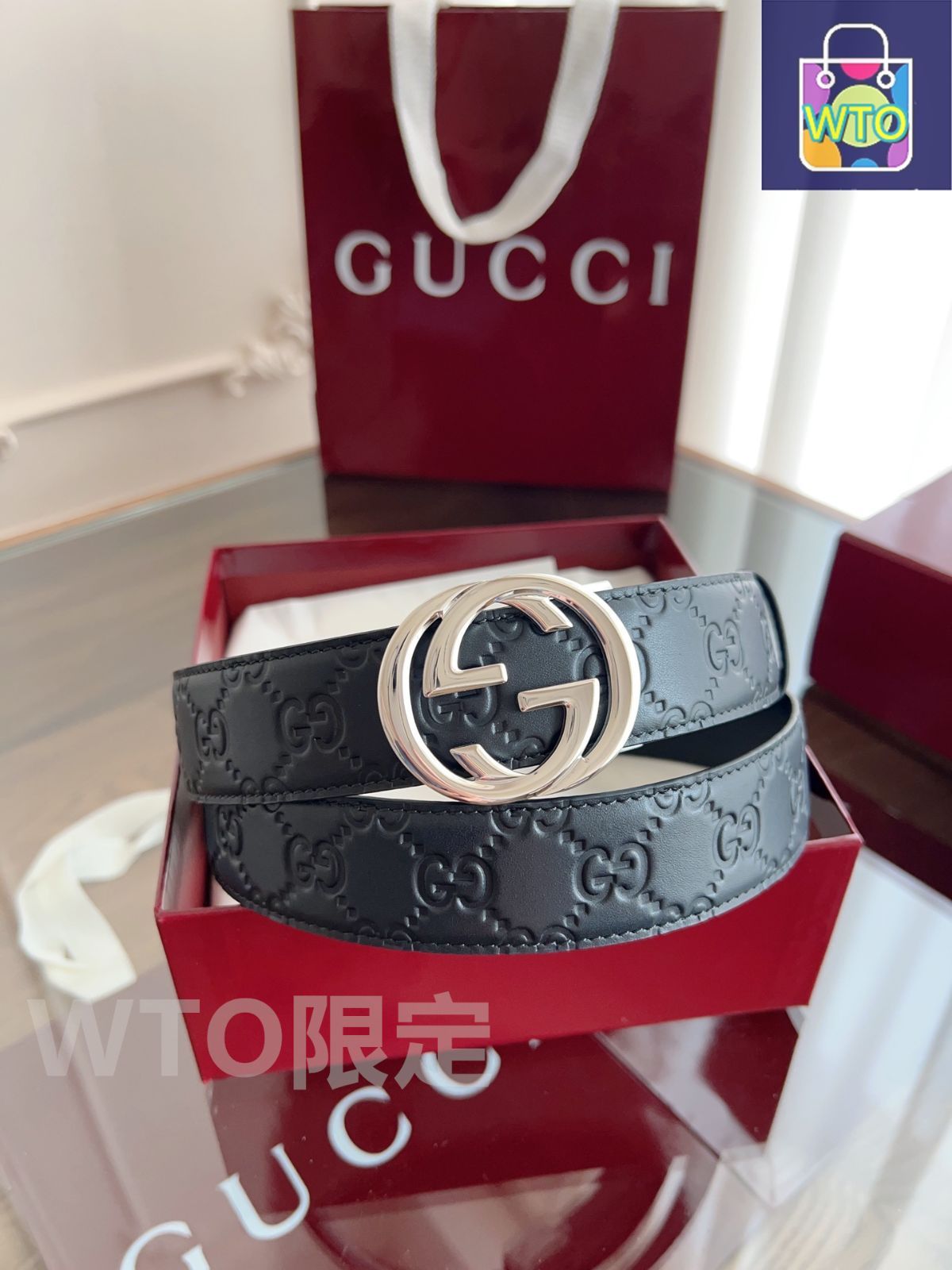 【美品】GUCCIベルト 本日特価] グッチ Gucci 高級レザー ベルト＆バッグ スーパー