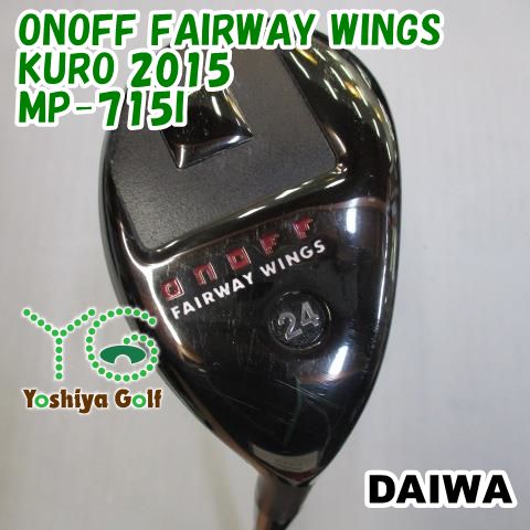 ユーティリティ ダイワ ONOFF FAIRWAY WINGS KURO 2015/MP-715I/SR/24[110548] - メルカリ