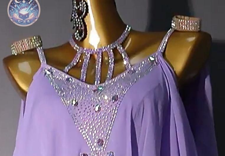 新品 未使用 新作 社交ダンスドレス ラテンドレス デモ ルンバ