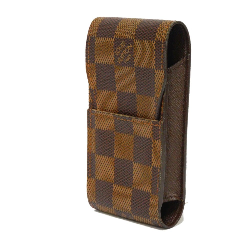 LOUIS VUITTON ルイ・ヴィトン エテュイ シガレット ロゴ ブラウン