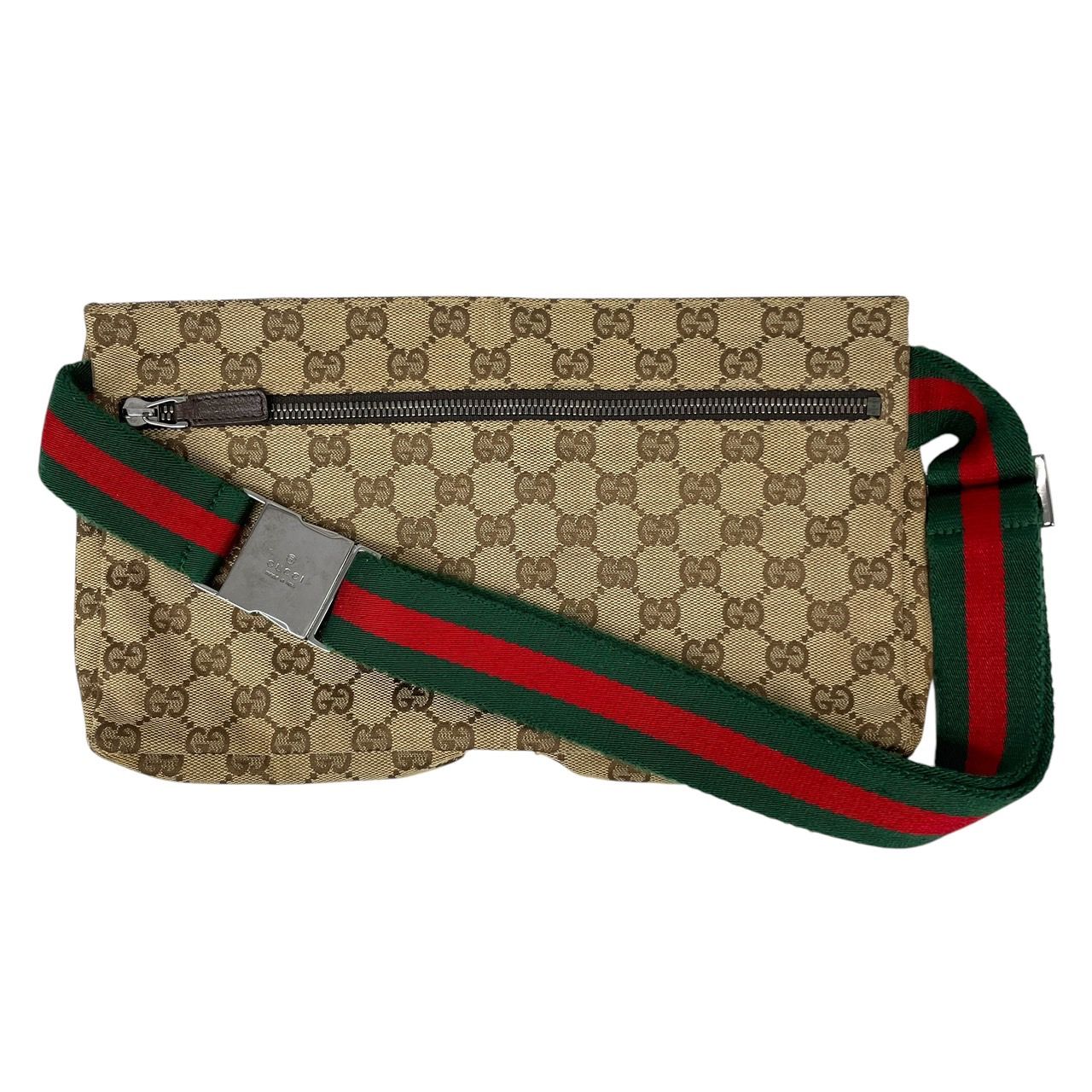 GUCCI】グッチ GGキャンバス 28566 ウエストバッグ メンズ ウエスト  