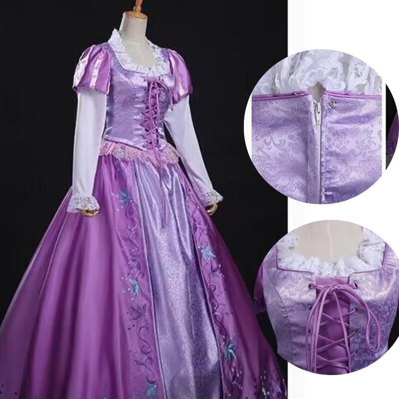 プリンセスドレス 大人用 レディース なりきりワンピース ロング 女王 大きいサイズ 女性 衣装 姫ドレス 刺繍 コスチューム プリンセス コ