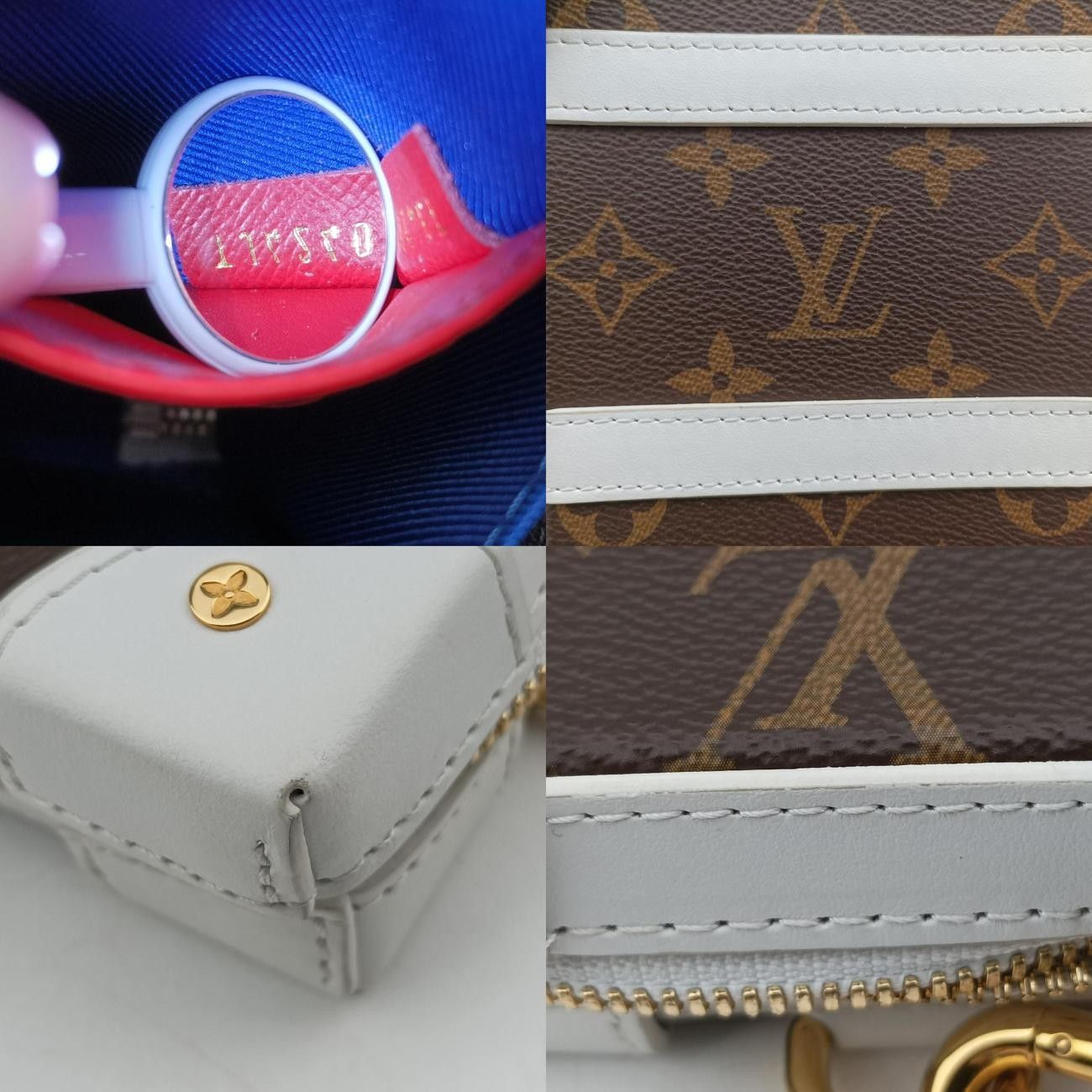 フォーンボックス モノグラム|ブラウン系×ホワイト