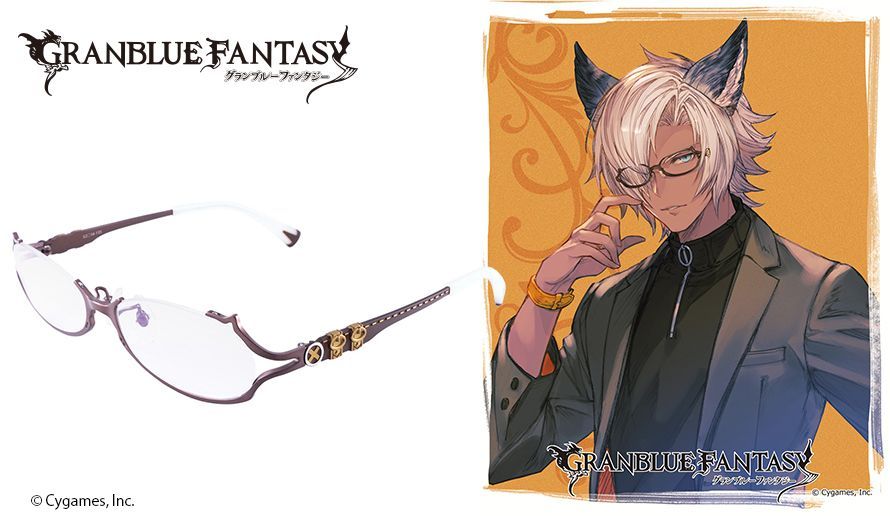 ユーステス モデル グランブルーファンタジー 執事眼鏡eyemirror EYEWEAR 第二弾 チタン製 キャラ その他 A
