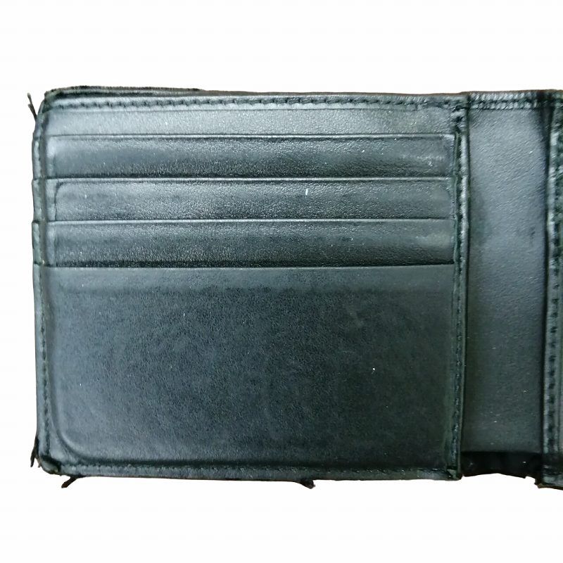 未使用品☆ETRO エトロ☆折り財布 ペイズリー柄 エトロ ETRO ペイズリー 二つ折り財布財布 ウォレット レザー 黒