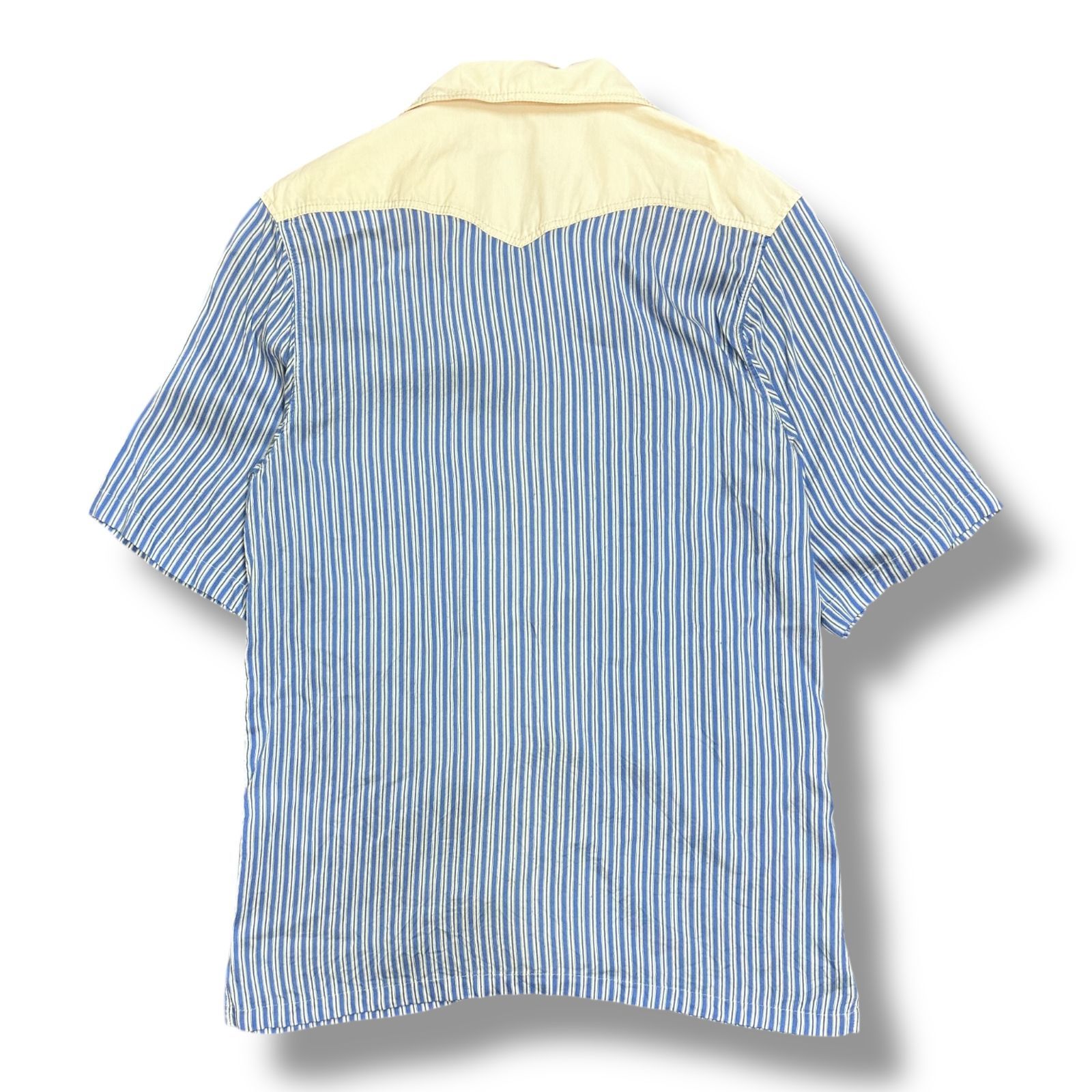 参考上代70400円 WALES BONNER 22SS SYSTEM BOWLING SHIRT