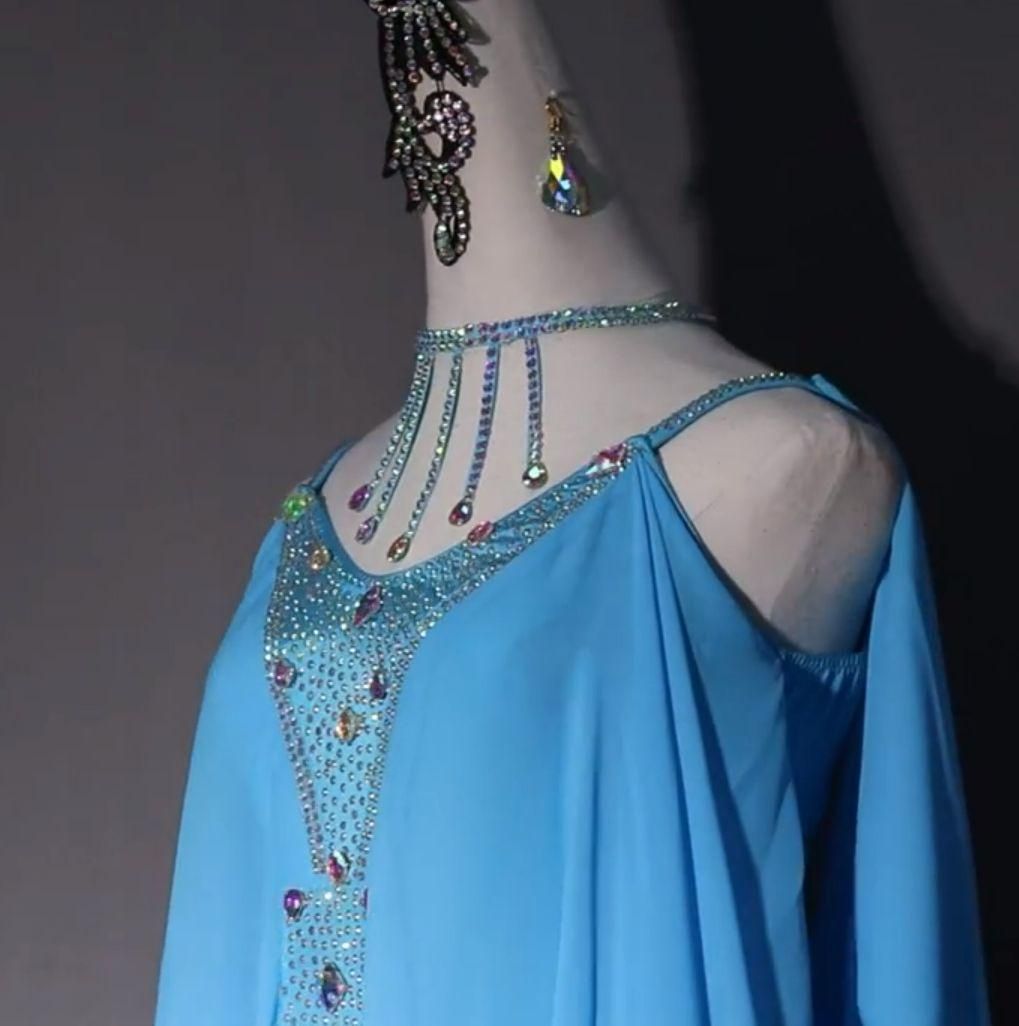 ラテンワンピースドレス