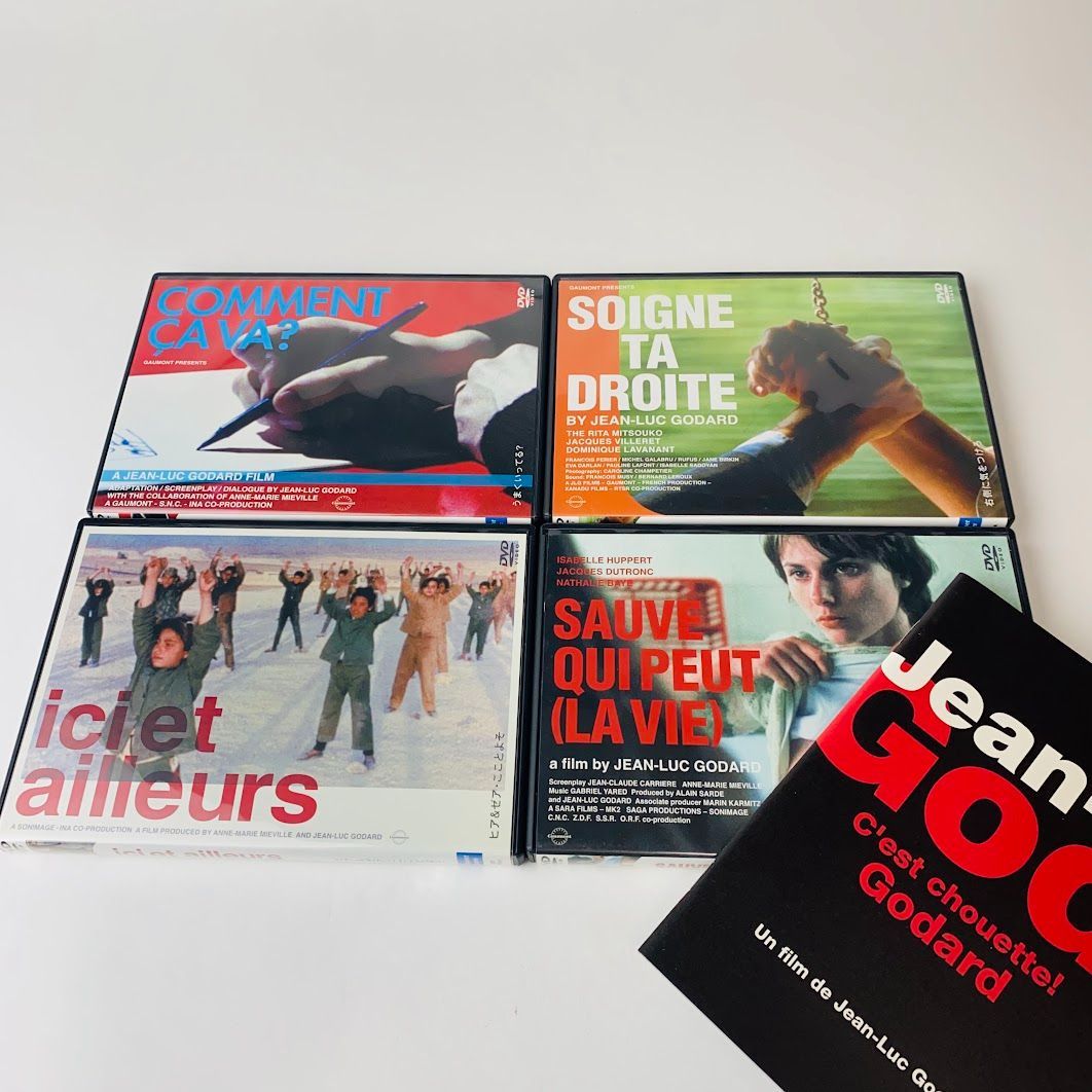 帯付/セル版] ジャン=リュック・ゴダール DVD-BOX〈期間限定生産・4枚