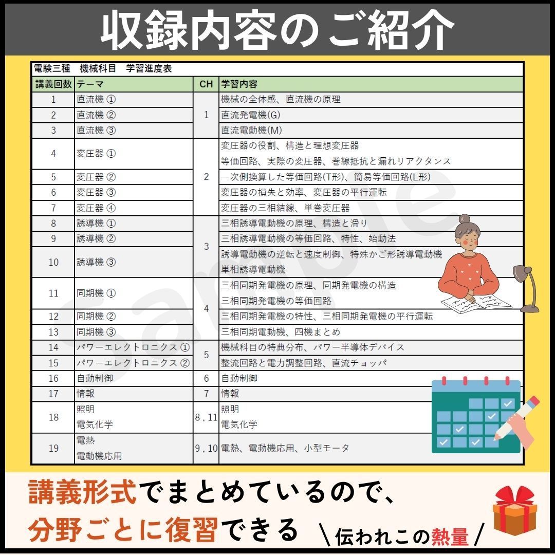 8月試験に間に合う】電験三種 理論科目 A4フルカラー暗記シート