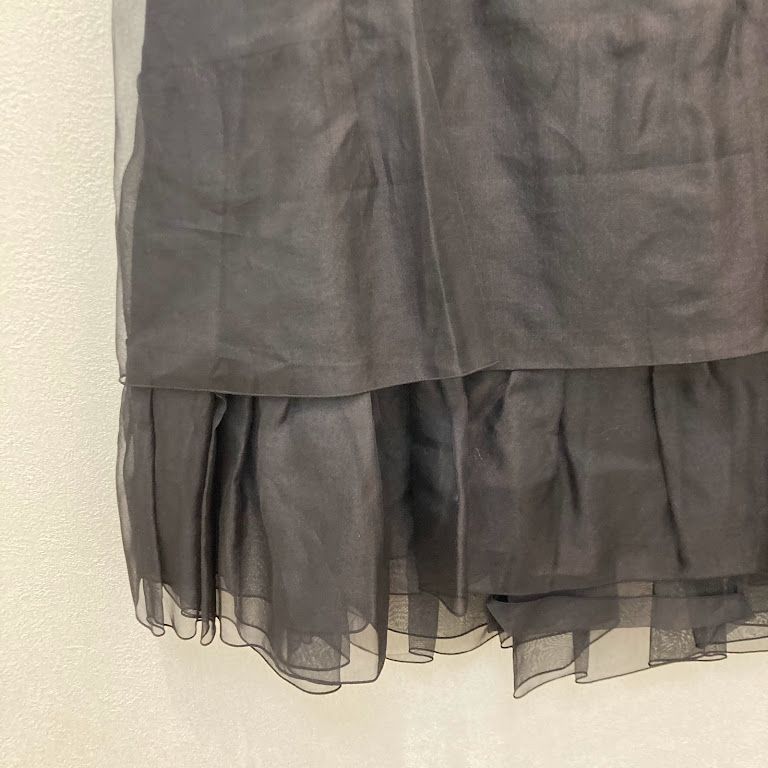 ◇ FOXEY フォクシー オーガンジー スカート 40 ブラック レース  