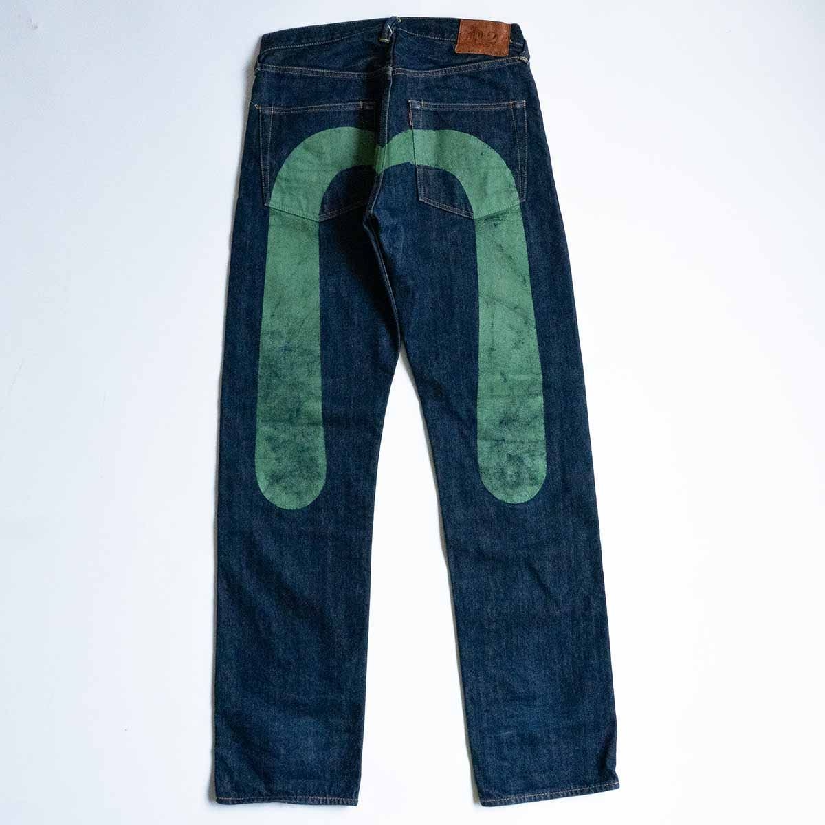 【美品/濃紺】EVISU LOT2001 デニムパンツ エビス ジーンズ カモメ 美品/濃紺】EVISU 【LOT.2001 デニムパンツ】33×35 エビス