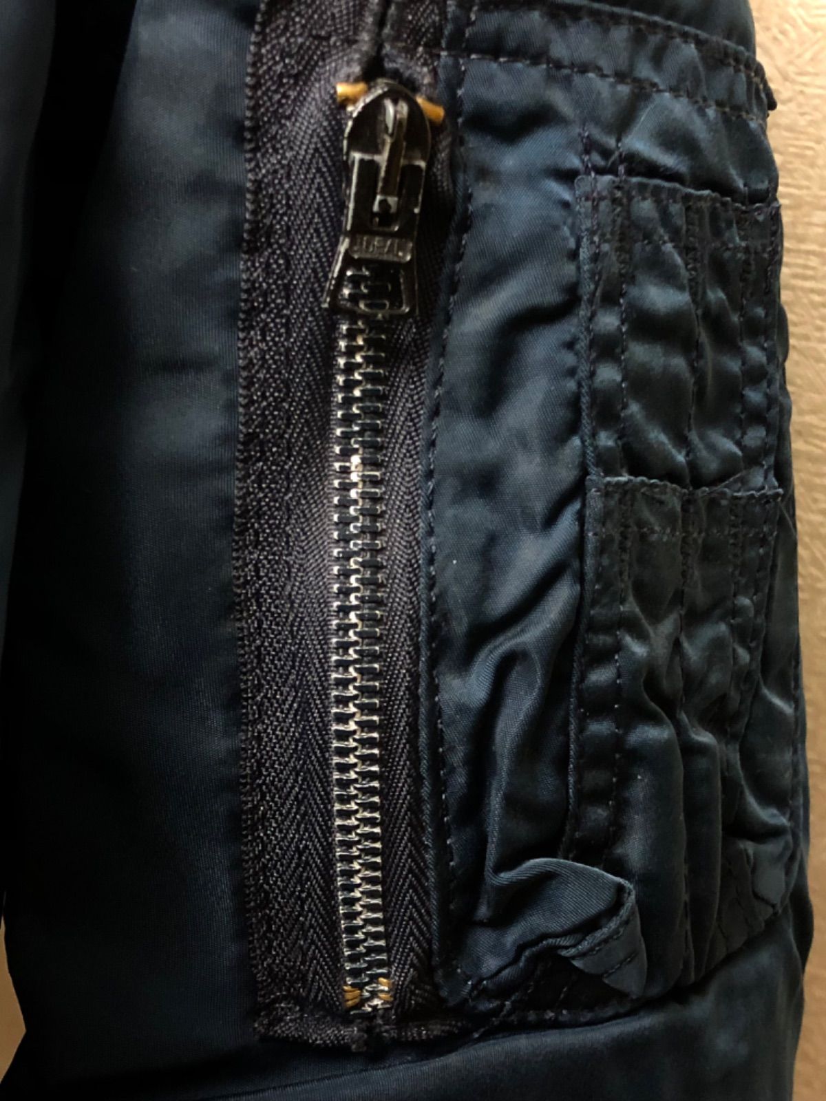 80年代U.S.A.製ALPHA社IDEALジッパーMA-1フライトジャケット - メルカリ