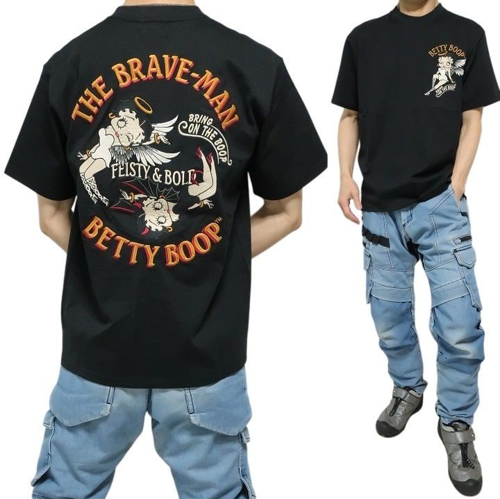 ベティーブープ ベティブープ コラボ ブレイブマン Tシャツ 天使 