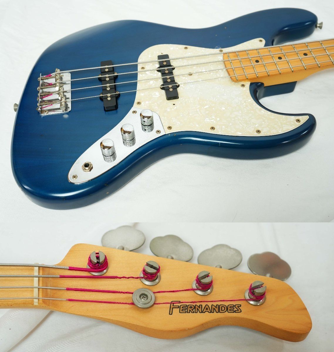 希少　Fernandes フェルナンデス JBT-65 ジャズベース Yahoo!オークション - FERNANDES JBT-65 ブルー JAZZ BASS GLAY