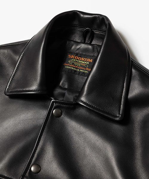 MR.OLIVE】SKOOKUM COLLABORATION / LAMB LEATHER COACH JACKET