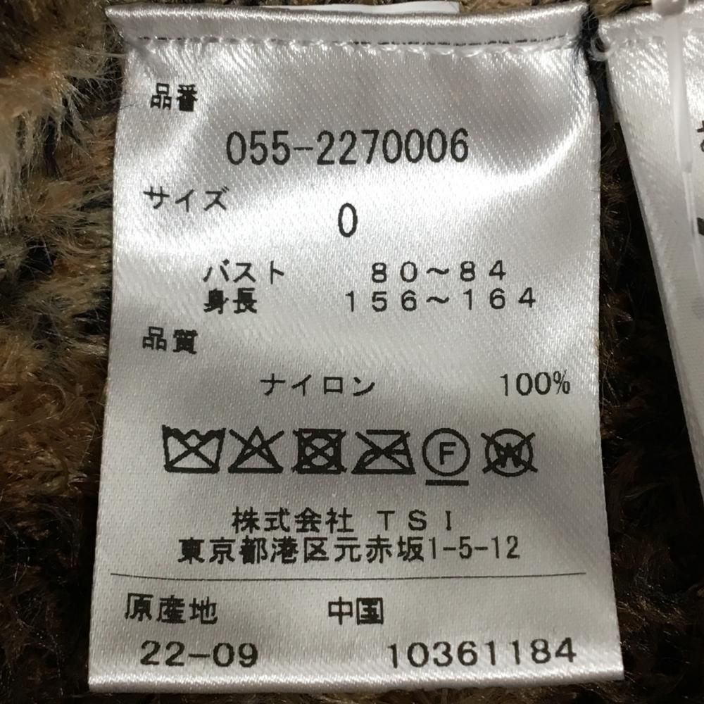 超 パーリーゲイツ セーター ブラウン×黒 レオパード ニット レディース 0 S ゴルフウェア PEARLY GATES LLC-HASEGAWATOSO_COM