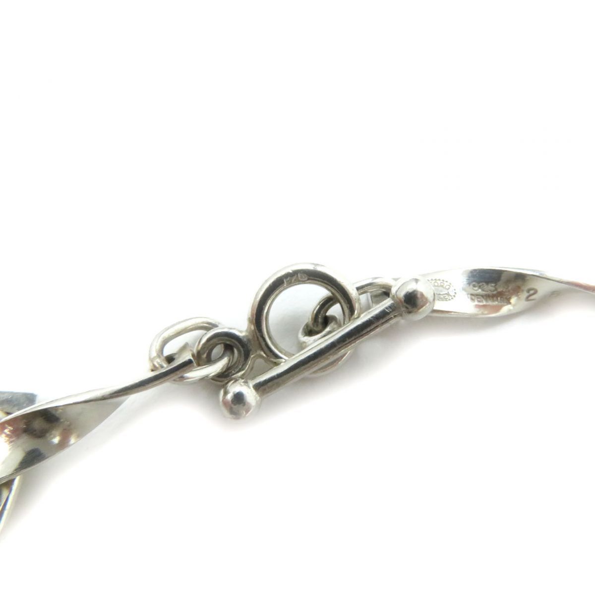 美品☆GEORG JENSEN ジョージジェンセン 283C ツイストプレート 