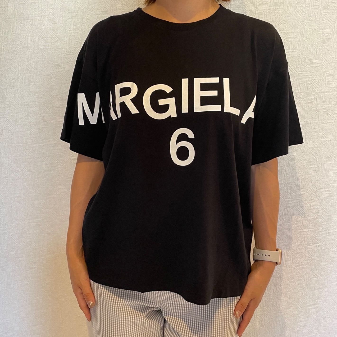 大人もOK! MM6 Maison Margiela BIGロゴ Tシャツ - メルカリ