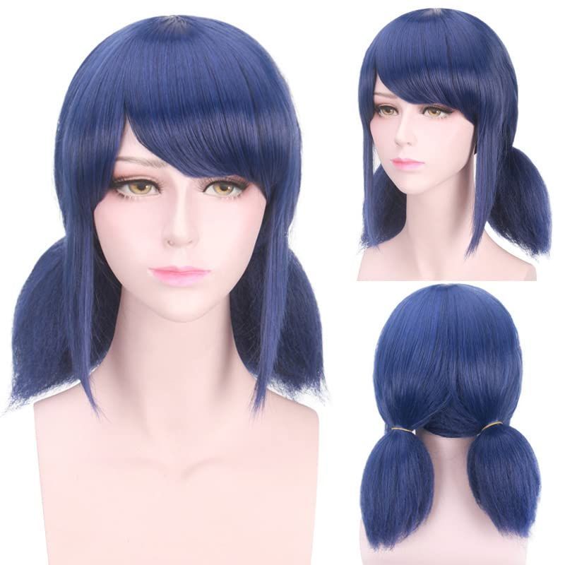 新着商品】耐熱 コスチューム用小物 長さ30cm ネット付き コスプレウィッグ お祭りwig マリネット・デュパン＝チェン レディバグ＆シャノワール  【XIAOQI】ミラキュラス - メルカリ