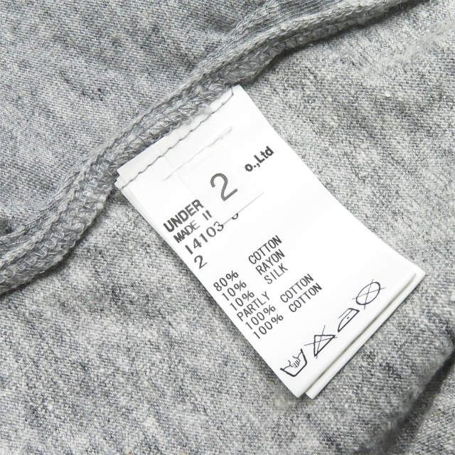 新品 UNDERCOVERISM アンダーカバイズム 日本製 スラブ天竺