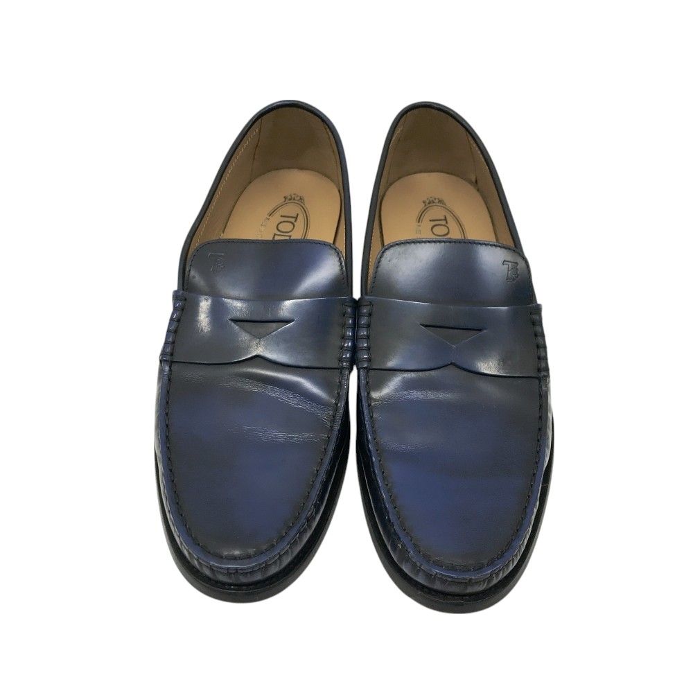 TOD S トッズ ドライビングローファー ブルー系 8 メンズ