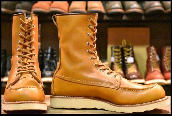 9D 良品 羽タグ 90'S】レッドウィング 8105 スエード オックスフォード