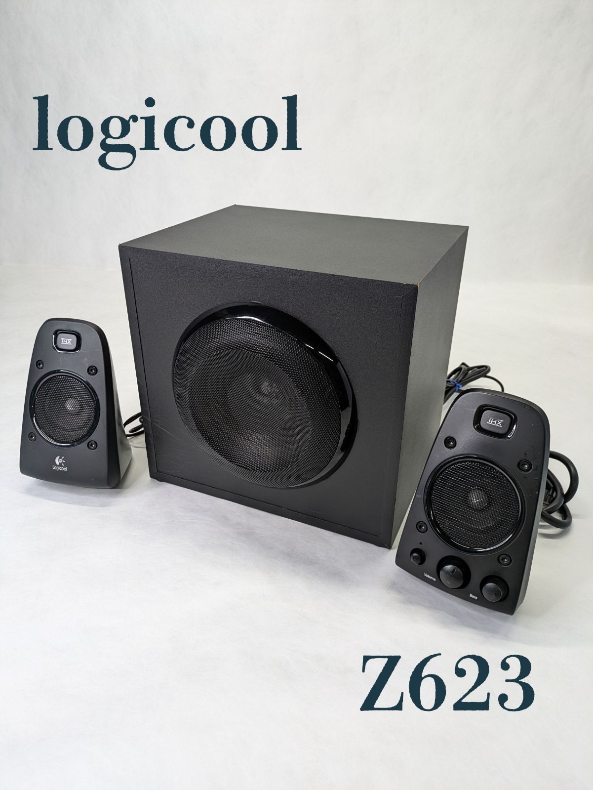 動作確認済　Logicool ロジクールZ623 スピーカーシステム ウーファー 動作良好】Logicool・ロジクール・Z623・スピーカー - メルカリ