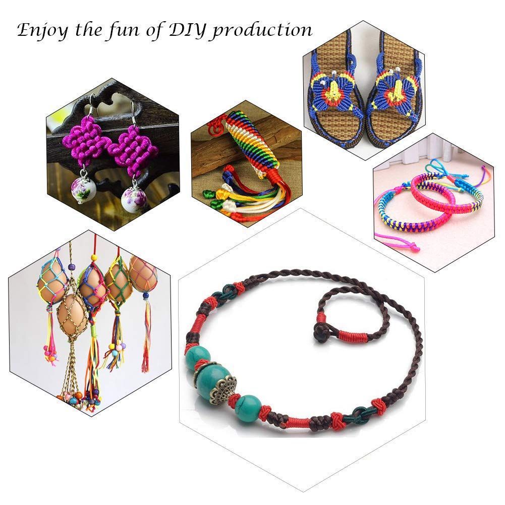 ナイロンコード　ロープスタイル ブレスレット 人気商品】ブレスレット 手編み ハンドメイド ナイロンコード