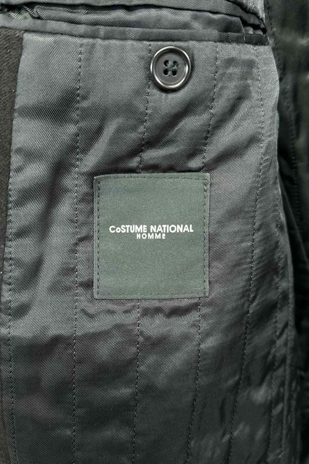 Made in ITALY CoSTUME NATIONAL HOMME jacket コスチュームナショナルオム ジャケット ブラック サイズ46 ヴィンテージ 8 買
