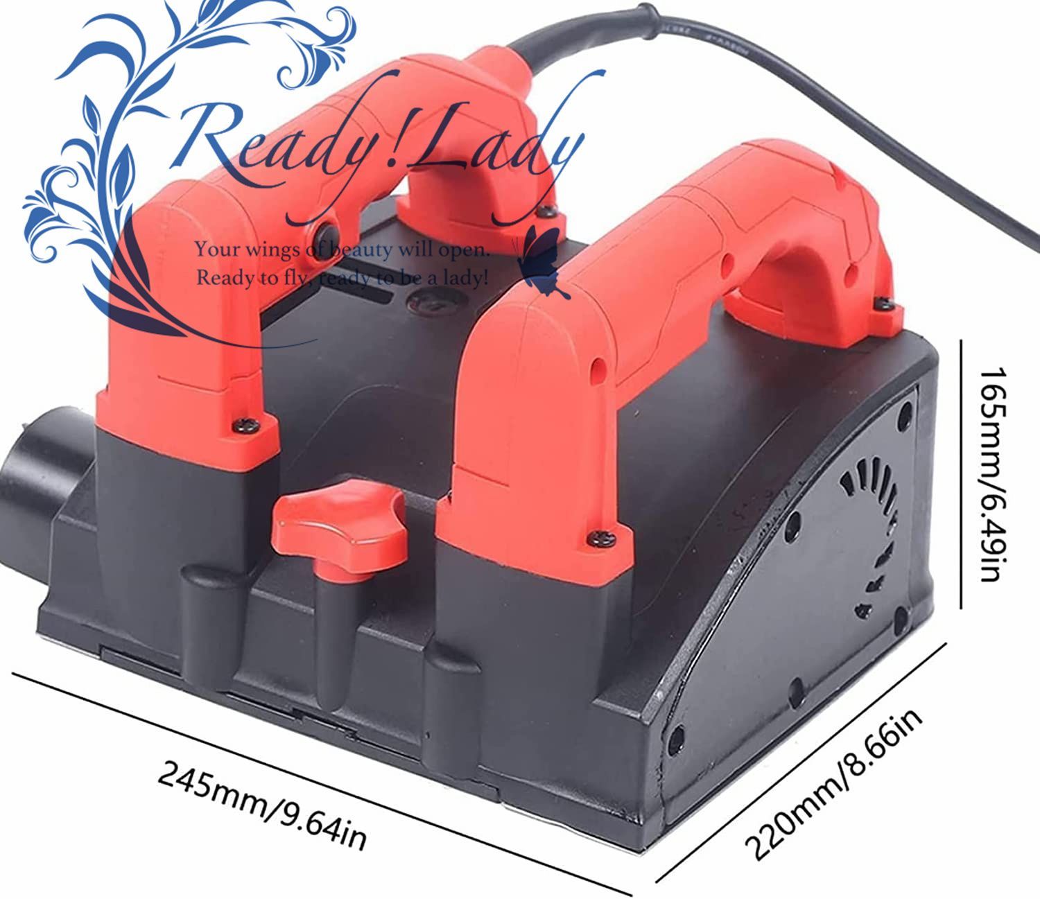 新品 電動壁削り機 1600 W塗装機、除去工具160 mm幅1-4 mm深さ 古い壁の改質平ら化電動工具に使用 コンクリート削り機 - メルカリ