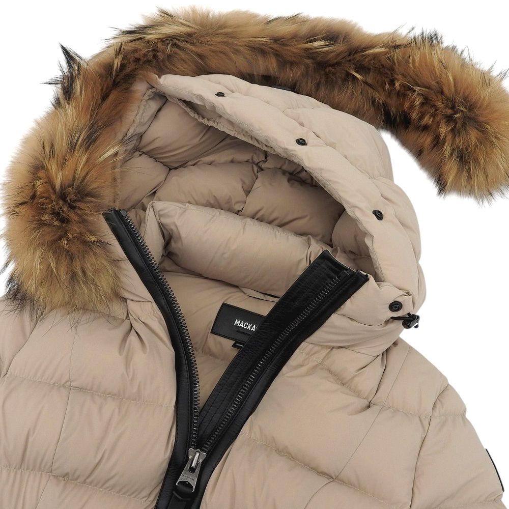 スコットクラブ ダウンコート ラクーンファー ダウン フェザー コーデュロイ 超美品 マッカージュ Mackage 2024年 11812624-1A CALLA-F