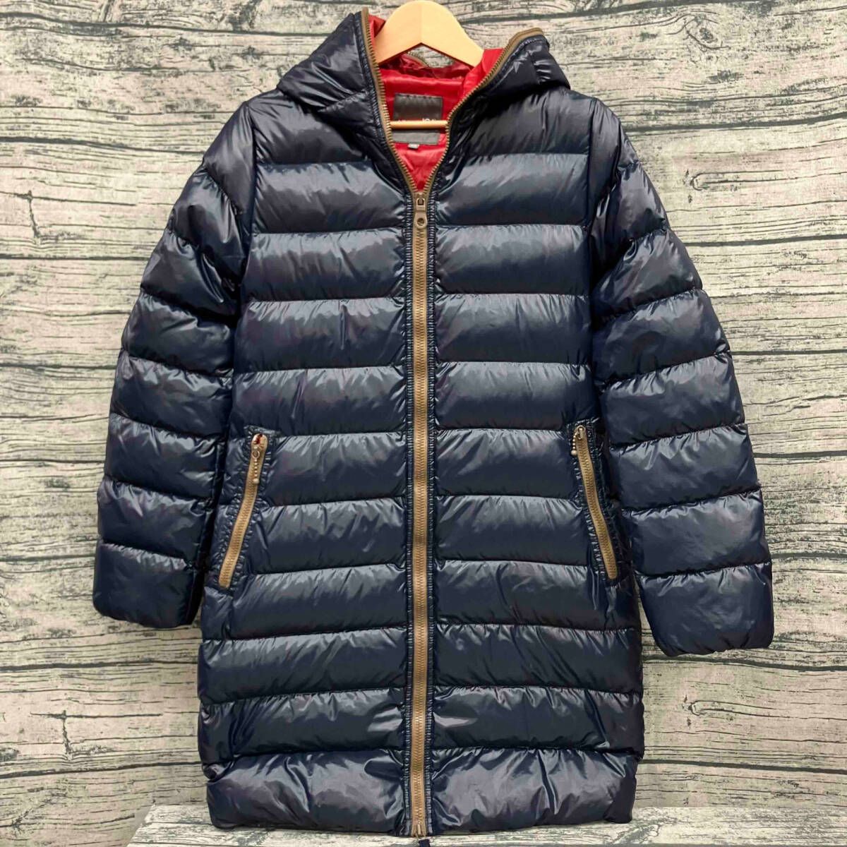 【美品】DUVETICA ACE ダウンジャケット 40 DUVETICA ACE ダウン ネイビー サイズ40 フード