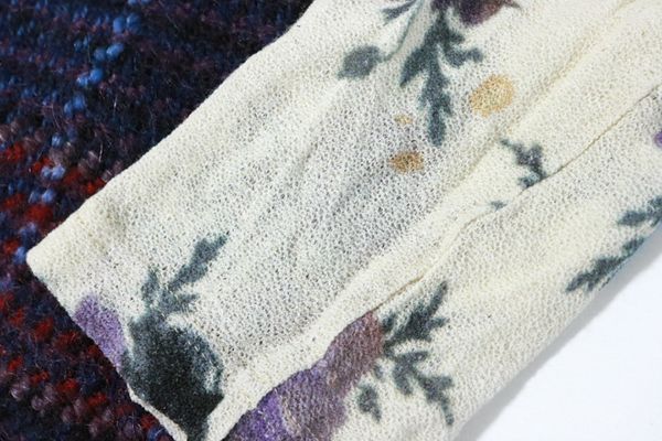 tricot COMME des GARCONS ◇ 17AW ドッキングニット （チェック＆花柄