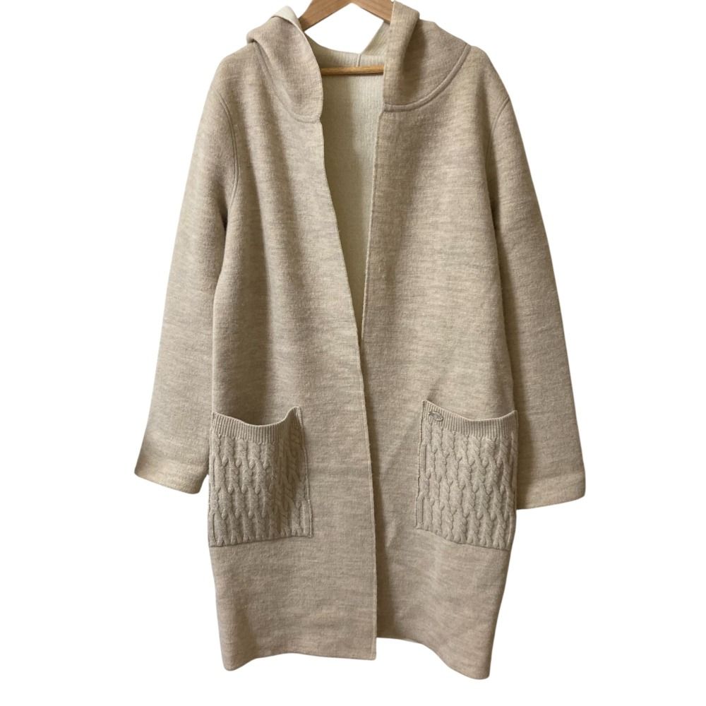美品 Rene ルネ カシミヤブレンド ウールニットコート コーディ
