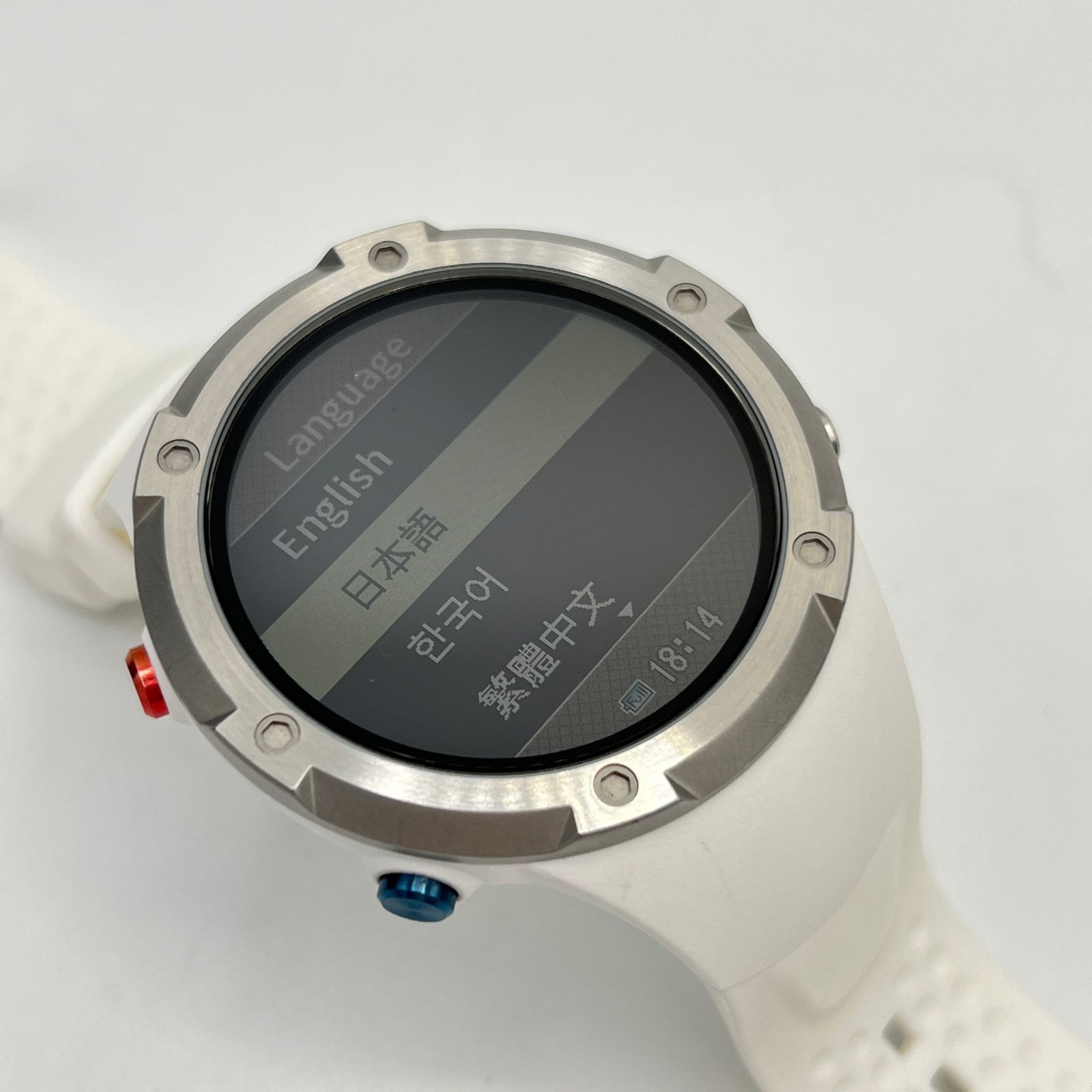 【第1位獲得！】 ShotNavi Evolve PRO ホワイト 腕時計型GPSゴルフナビ ショット ラウンド用品・アクセサリー