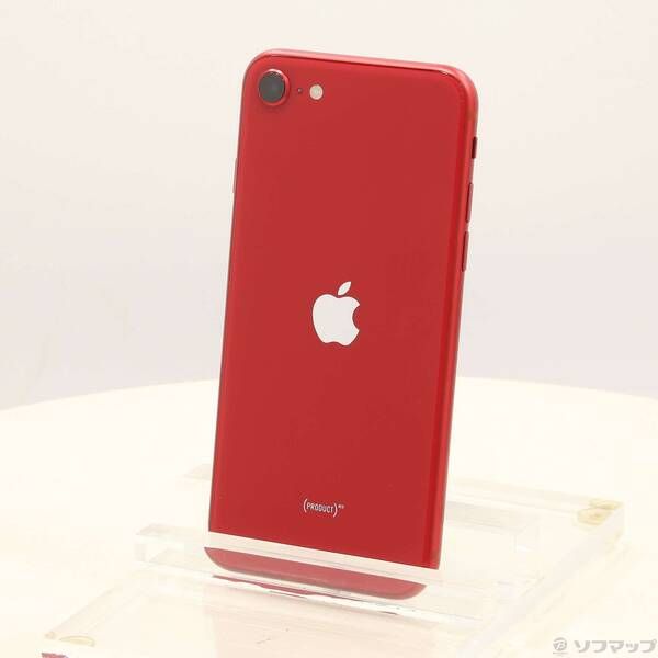 中古　iPhone SE 第二世代　64GB 中古品〕 iPhone SE 第2世代 64GB プロダクトレッド MHGR3J／A SIM