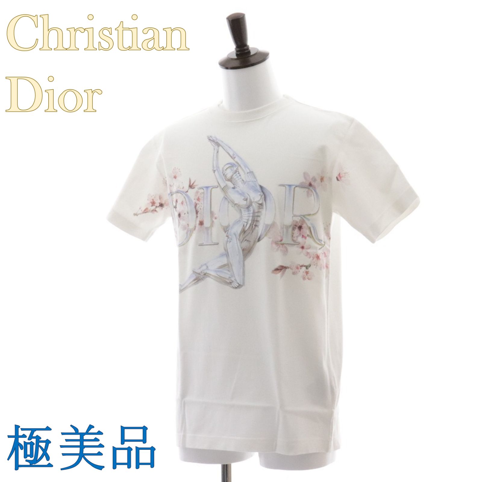 ホワイト【美品】ディオール/DIOR ×空山基 19SS セクシーロボットTシャツ