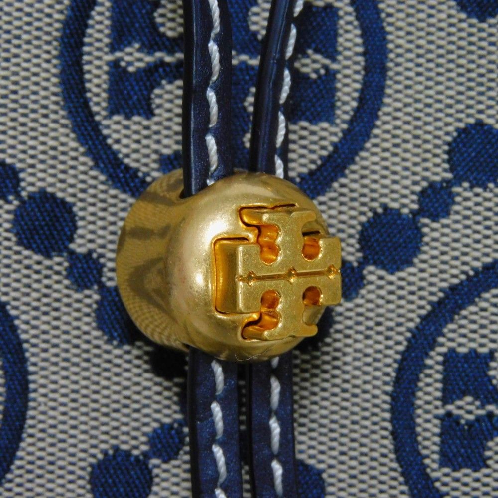 Tory Burch トリーバーチ T モノグラム ジャカード スモール トート ...