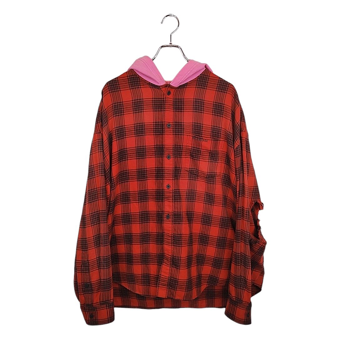 BALENCIAGA バレンシアガ 23SS Hooded Shirt Oversized オーバーサイズ