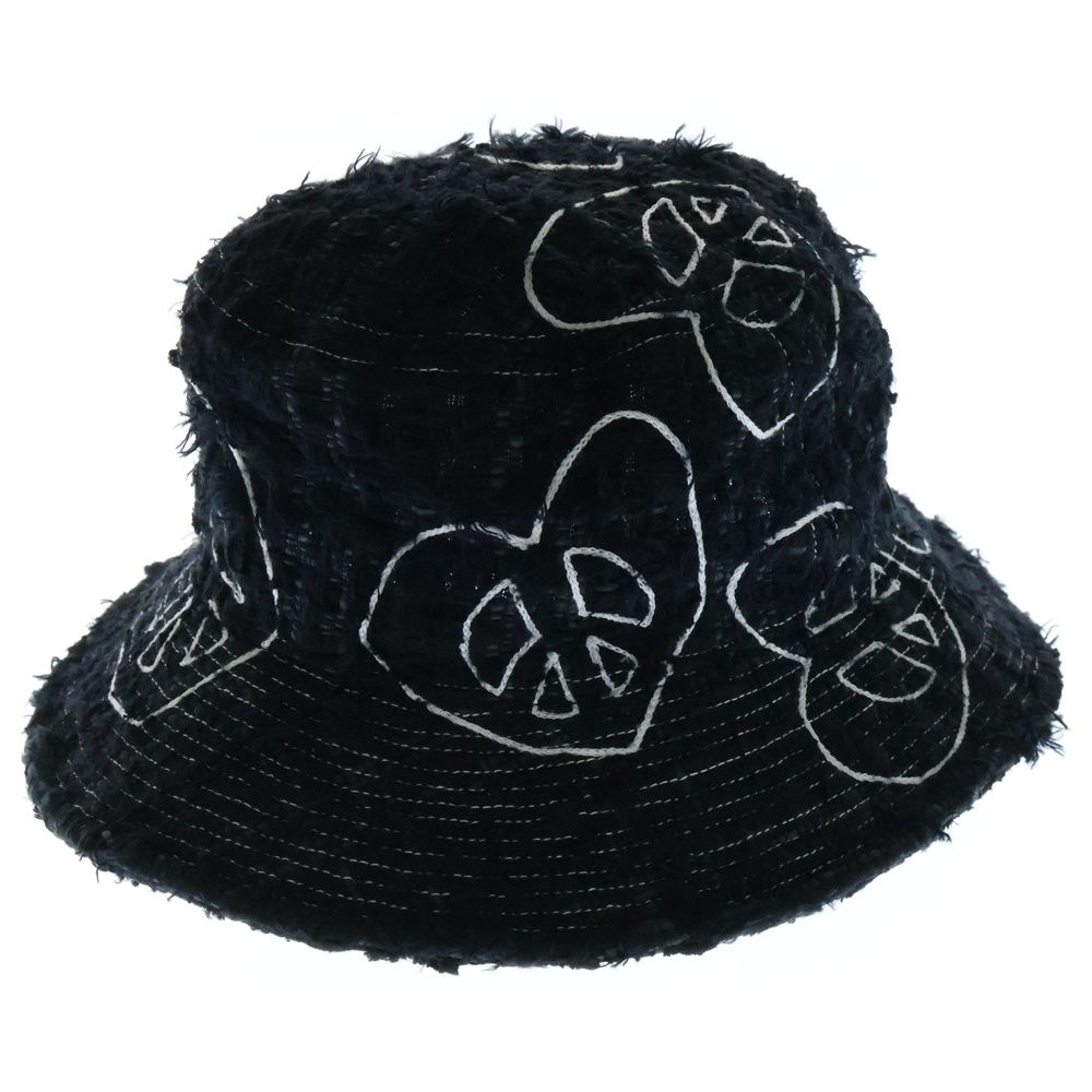 低価格で大人気の READY MADE (レディメイド) TWEED BUCKET HAT/BLK ツイード 帽子