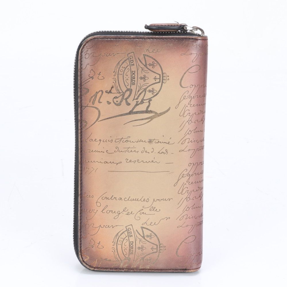 極美品　ベルルッティ　カリグラフィ　サンタル　長財布 楽天市場】美品 ベルルッティ Berluti カリグラフィ サンタル 二つ折り