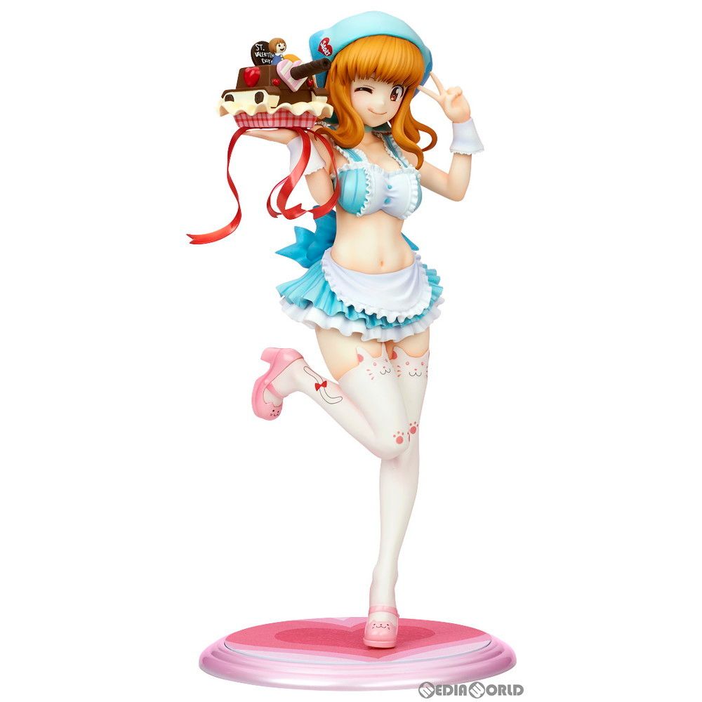 DREAM - ドリームテック 武部沙織【バレンタインエプロン】(たけべさおり) ガールズ&パンツァー 1/7 完成品 フィギュア(DT-148) ウェーブ(WAVE) ドリームテック 武部沙織【バレンタインエプロン】(たけべさおり