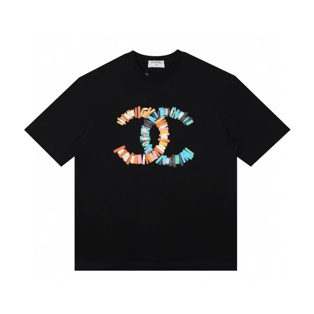 Chanel シャネル/ロゴ柄、カジュアルクルーネックTシャツ半袖 - メルカリ 