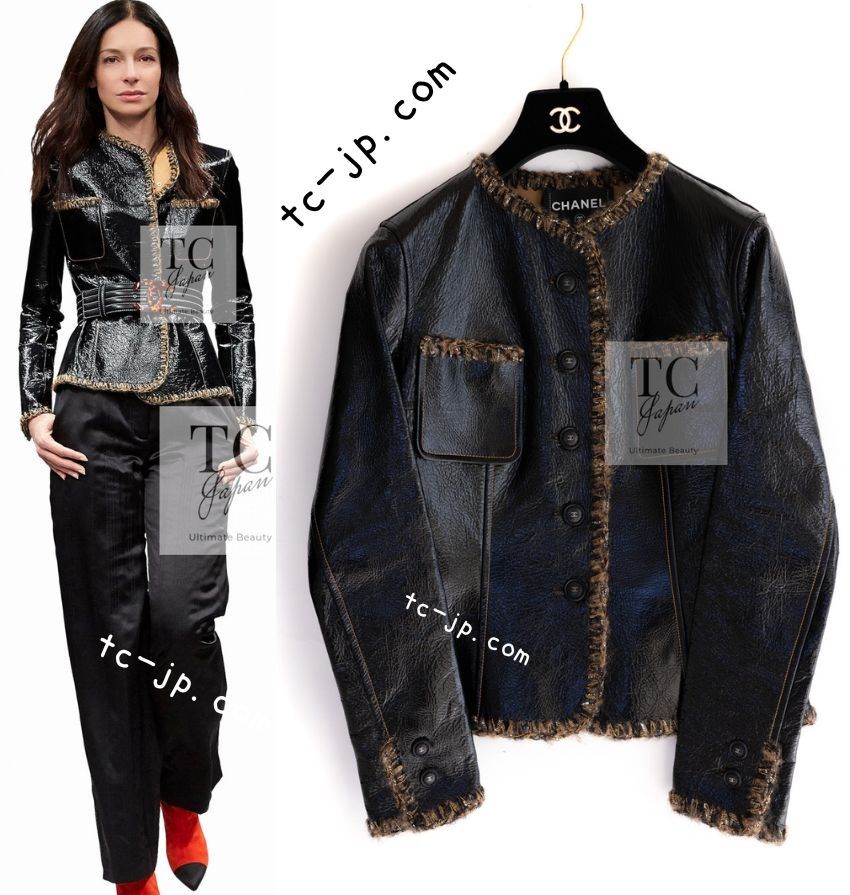 Chanel シャネル ブラック ラムレザー ジャケット 楽天市場】【シャネル】Chanel メンズ ココマーク ラムレザー
