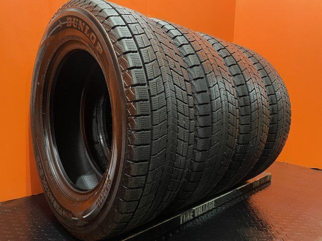 DUNLOP WINTER MAXX SJ8+ 225/65R17 17インチ スタッドレス 4本 22年製 バリ溝 ハリアー エクストレイル CX-5 RAV4等　(KTN121)