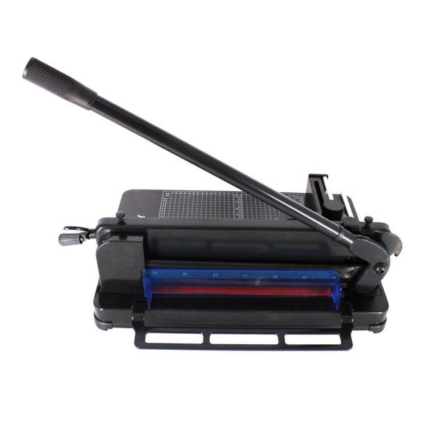 HFS R A4裁断機 大型 400枚 30cm切断幅 ペーパーカッター 事務 オフ ィス用品 ハンドタイプ 断裁機 自炊 ブラック色