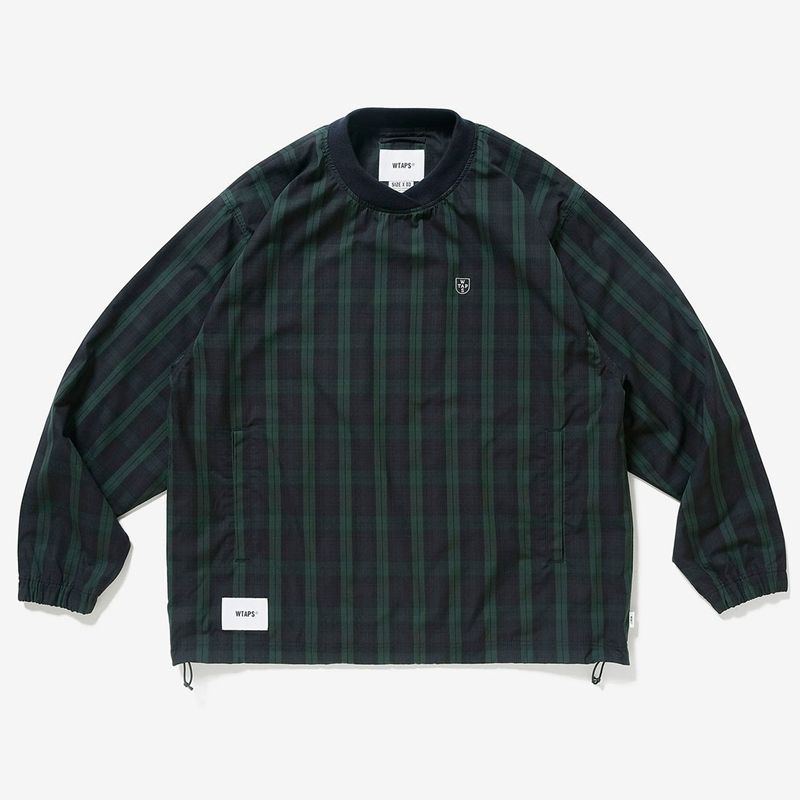 ジャケット・アウター WTAPS SMOCK02 JACKET COPO. 222TQDT-JKM03 WTAPS SMOCK 02 JACKET COPO RIPSTOP TEXTILE CREST ジャケット