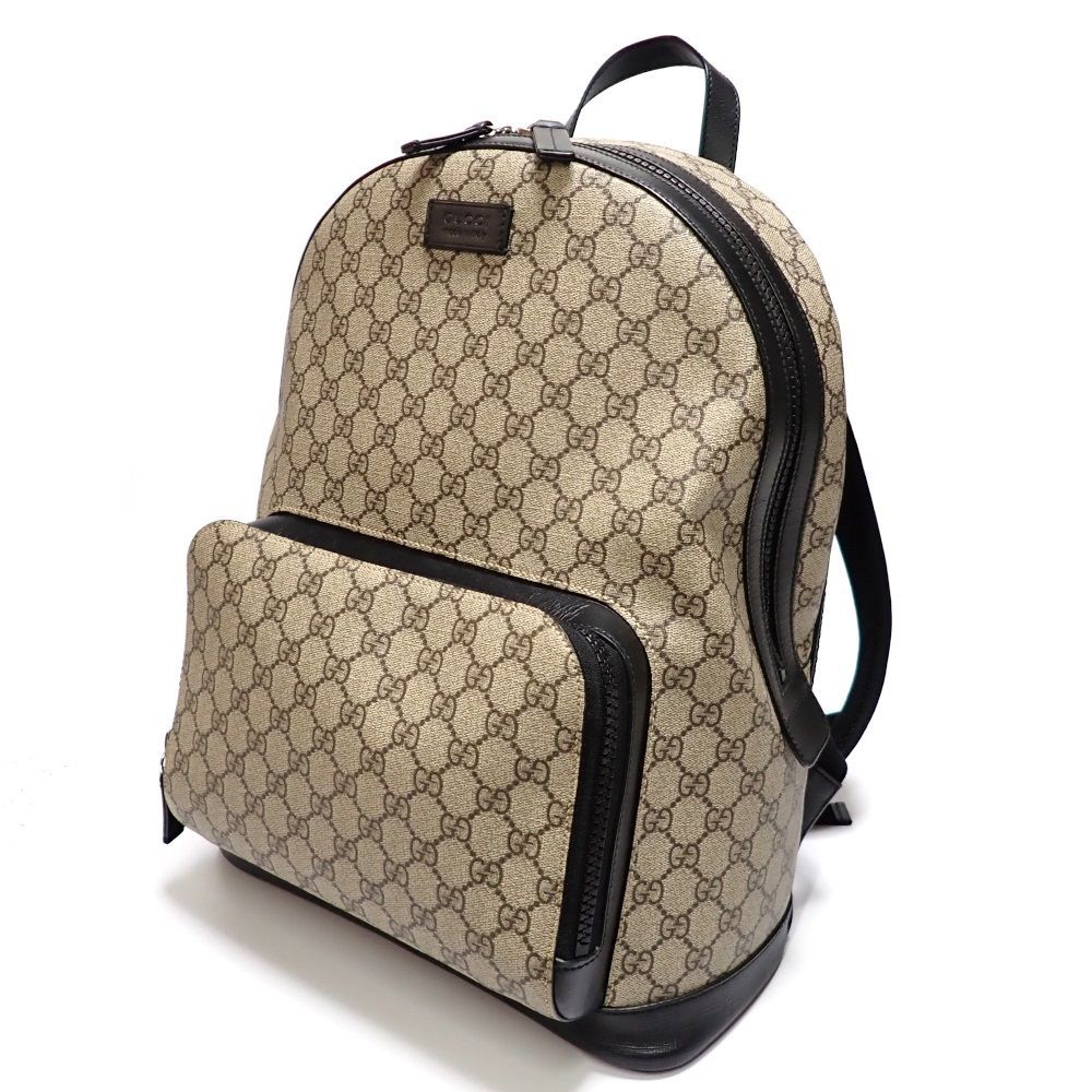 GUCCI】 グッチ バックパック 406370 GGスプリーム レザー リュック  