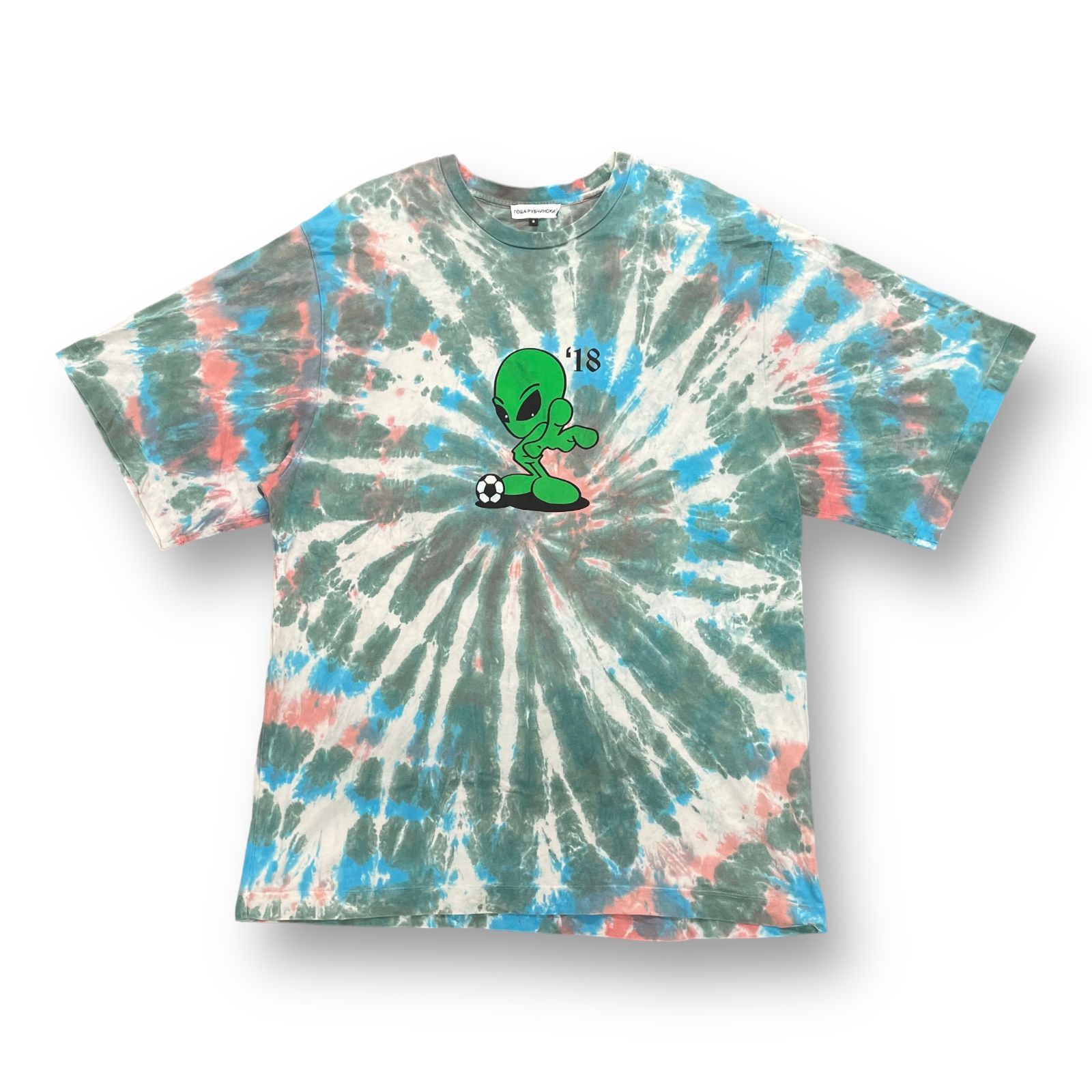 Gosha Rubchinskiy タイダイ エイリアン プリント クルーネック T 