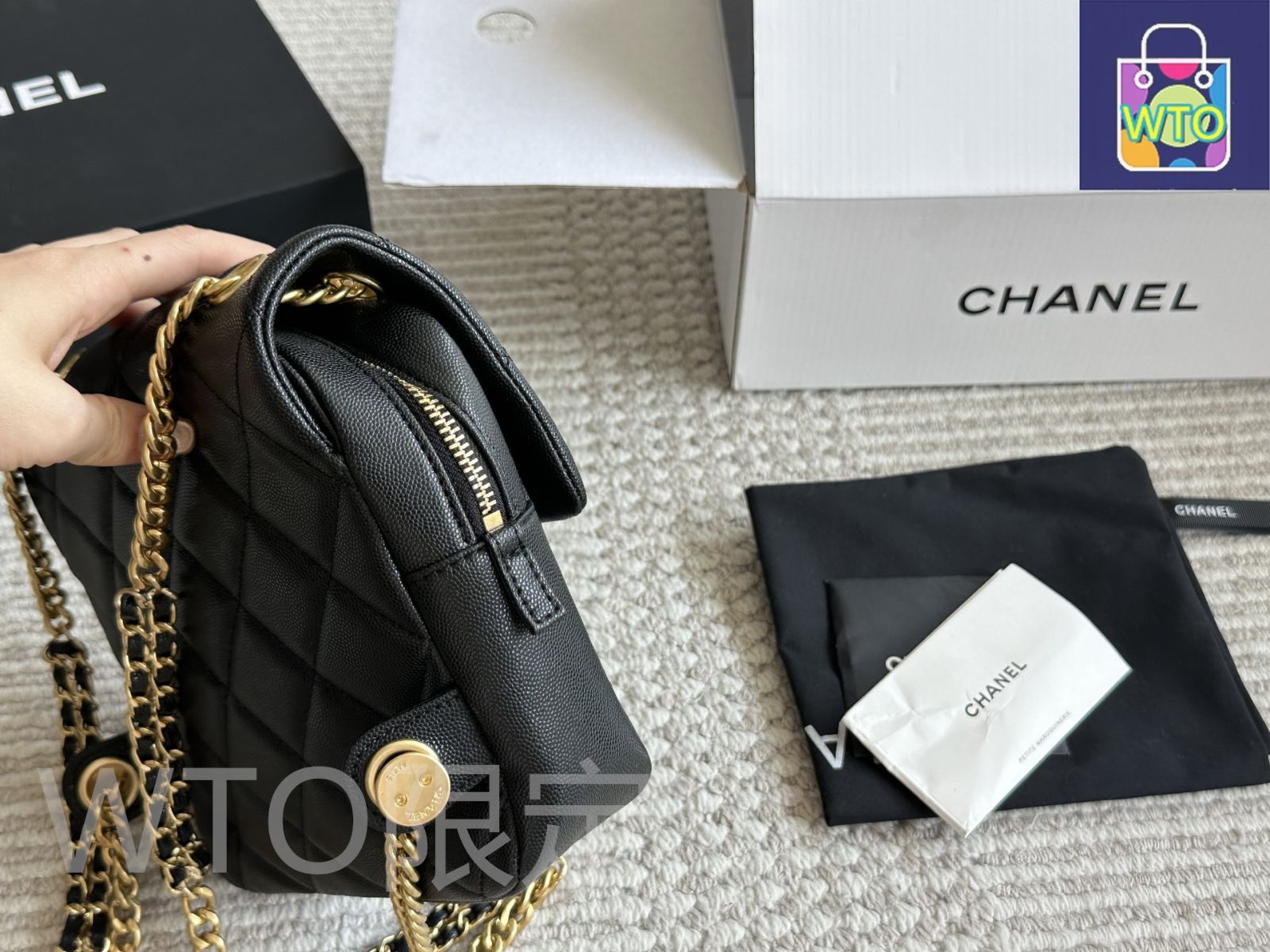 ★完売必至★大人気♠SoBlack【CHANEL】ミニ バックパック クラシック ミニ バックパック - ラムスキン、ブラック